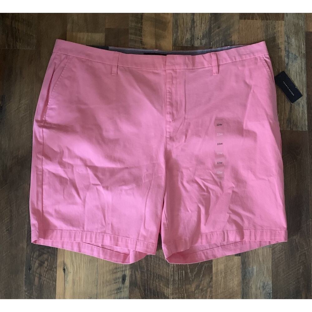 Tommy Hilfiger - Womens Pink Chino Walking Shorts - NWT 69.5$